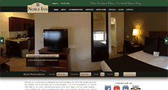 Desktop Screenshot of nobleinnhotels.com